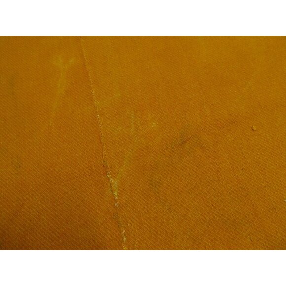 Primitive handmade orange double blanket, antique rustic wool throw blanket, - Picture 9 of 10